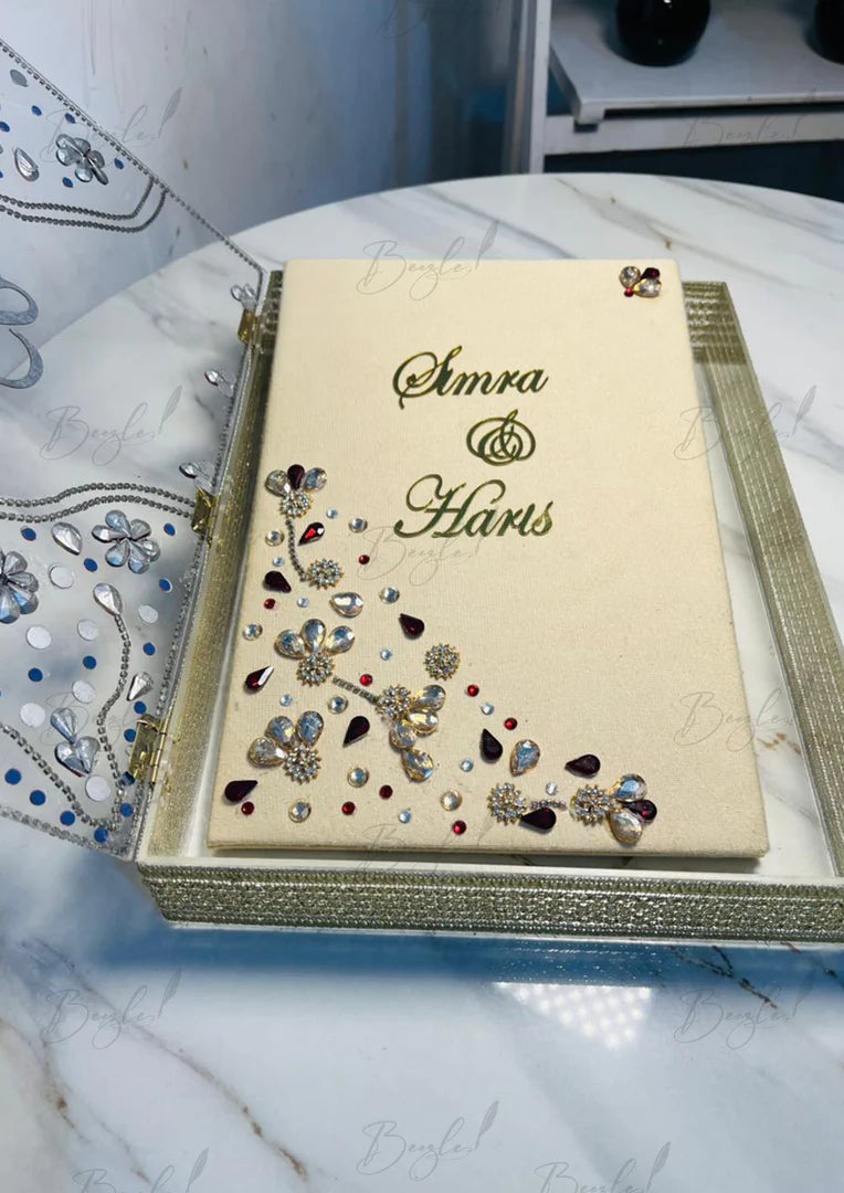 Glamorous Nikah Booklet | NKH-003