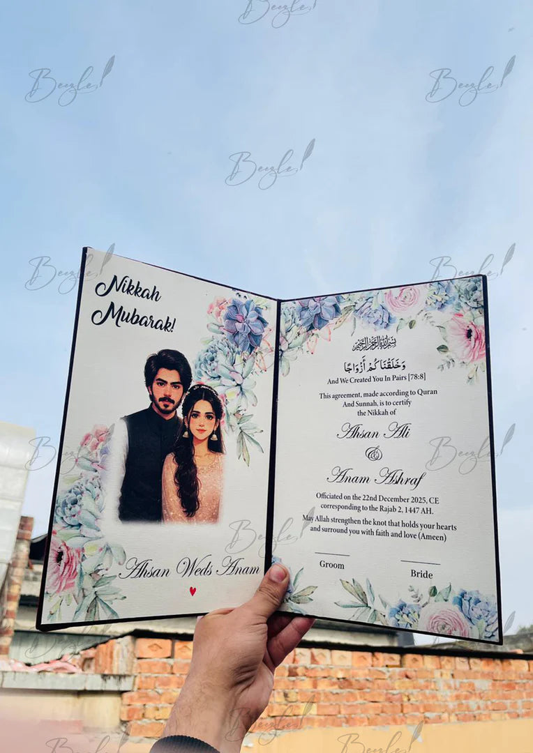 Couple Illustration Booklet | NKH-005