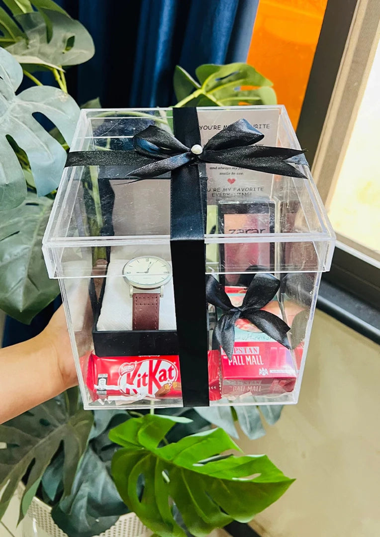 Gift Box for Him – Watch, Perfume & KitKat Treat | ANN-003