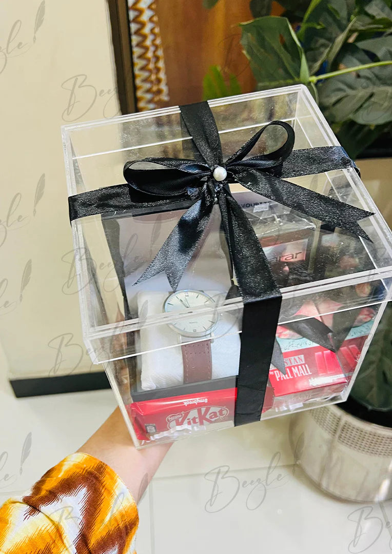Gift Box for Him – Watch, Perfume & KitKat Treat | ANN-003
