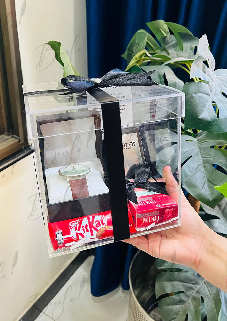 Gift Box for Him – Watch, Perfume & KitKat Treat | ANN-003