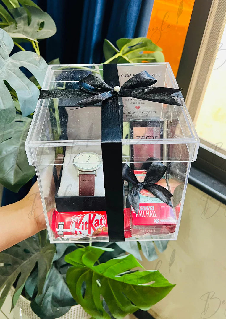 Gift Box for Him – Watch, Perfume & KitKat Treat | ANN-003