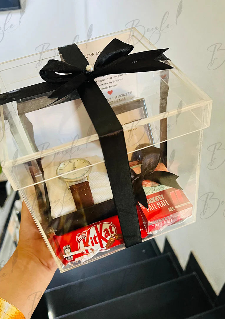 Gift Box for Him – Watch, Perfume & KitKat Treat | ANN-003